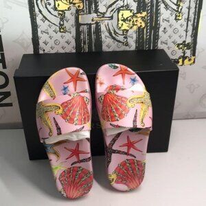 New Authentic Versace Trésor de la Mer Slide Sandal (Women)
